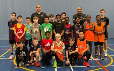 1ère semaine du camp d’hiver 2023 de basket-ball pour les 5e et 6e années du primaire
