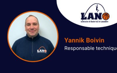 Yannik Boivin – Nouveau Responsable technique de LANO